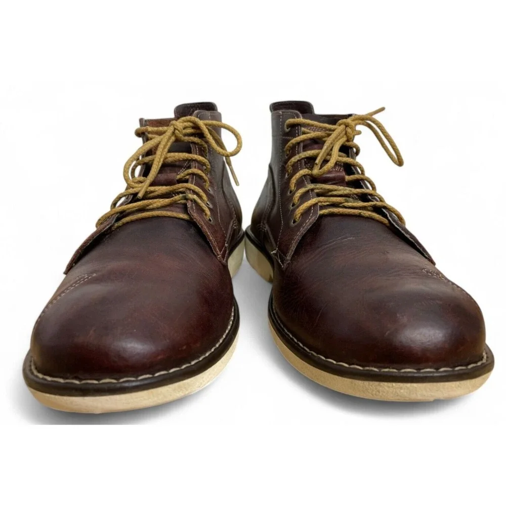 Timberland Boots Mens 11 Brown Earthkeepers City Escape Leather Chukka Shoes